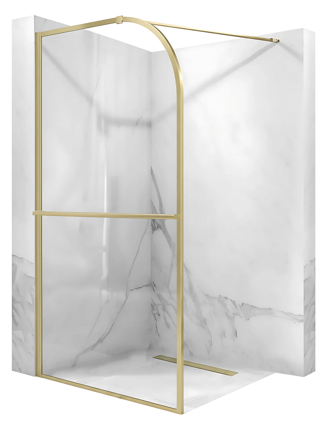 Sprchová zástena Rea Sky Brush Gold 120  2