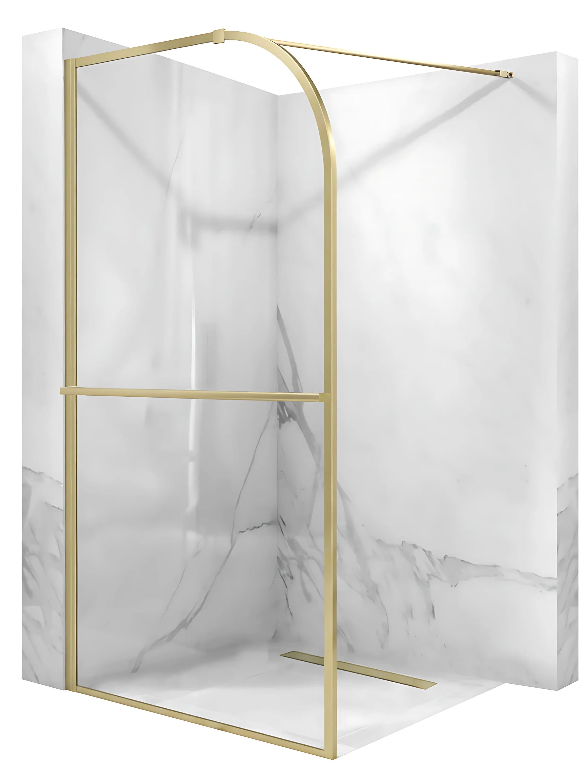 Sprchová zástena Rea Sky Brush Gold 120  2