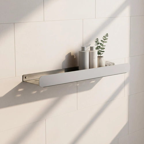 Kúpeľňová polica SF03 45cm steel brush  2