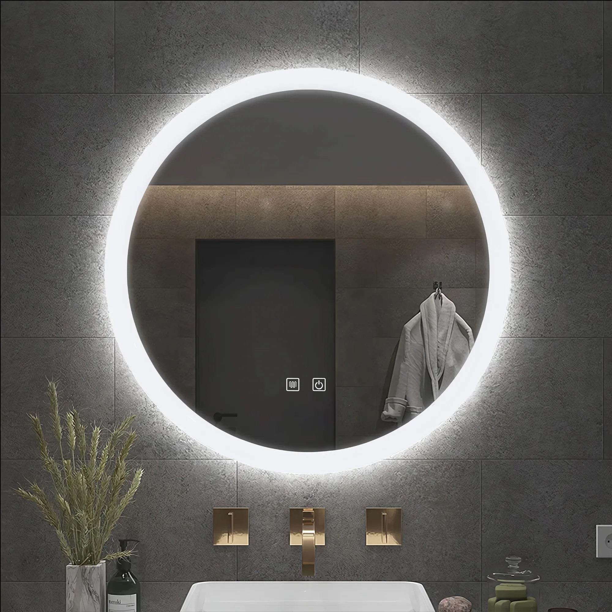 Zrkadlo LED 60cm H108  2