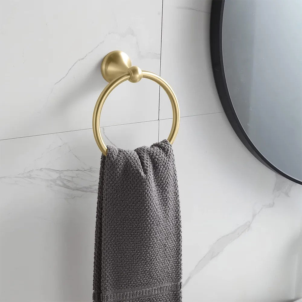 Kúpeľňový vešiak Brush Gold 332867 RETRO  2