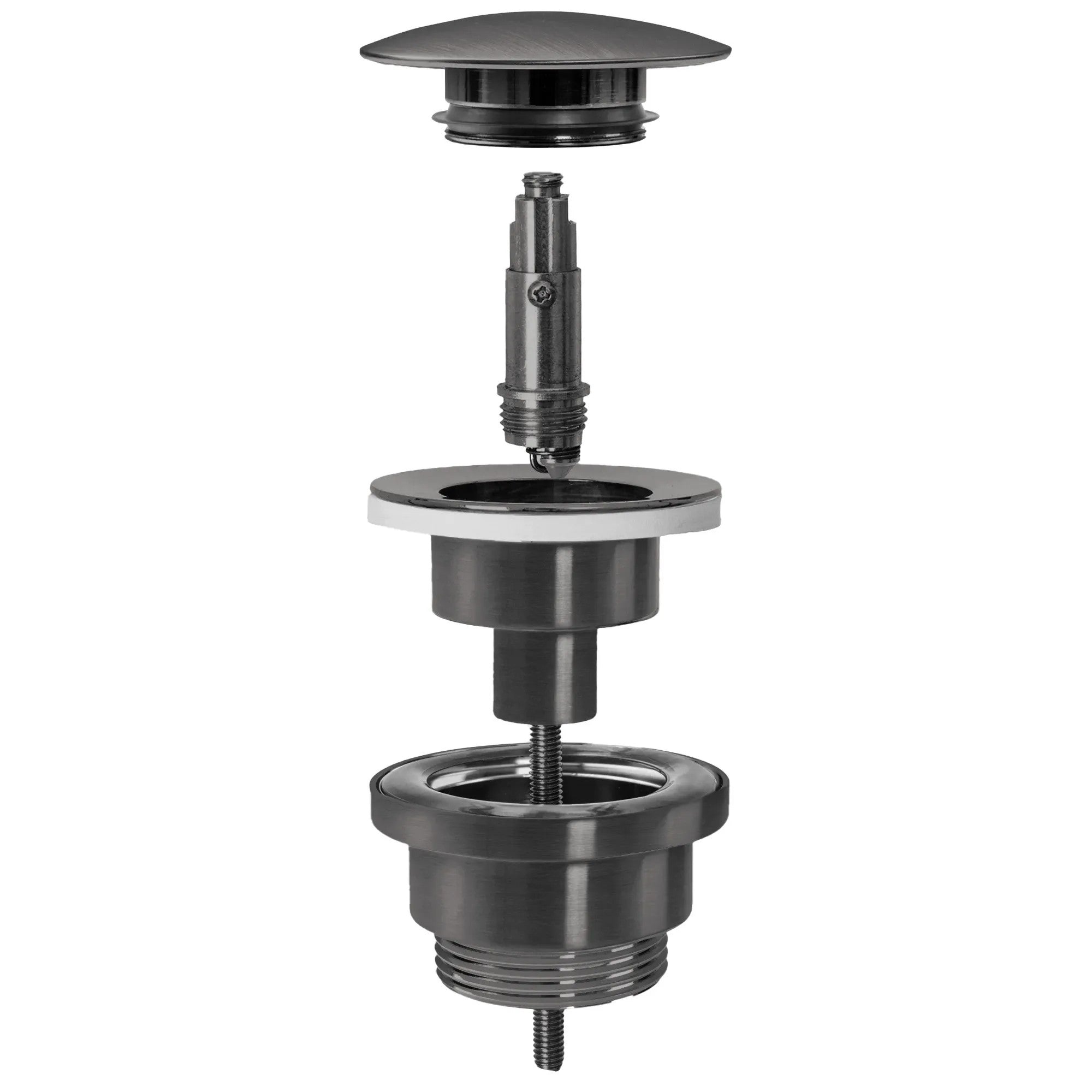 Umyvadlový sifon s univerzální výpustí click-clack Titan  2