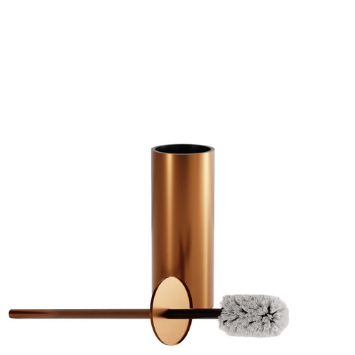 Kovový stojan na WC s kefou B106 BRUSH COPPER  2