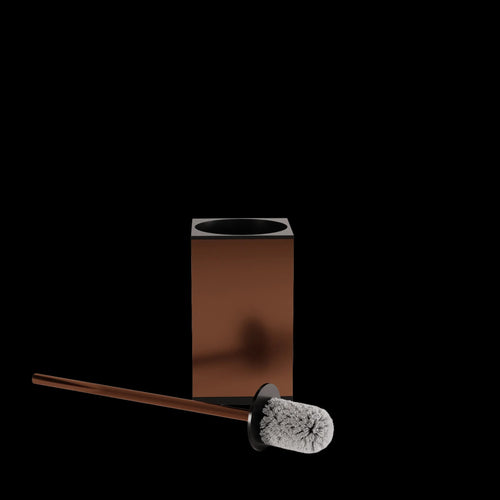 Kovový stojan na WC s kefou B110 BRUSH COPPER  2