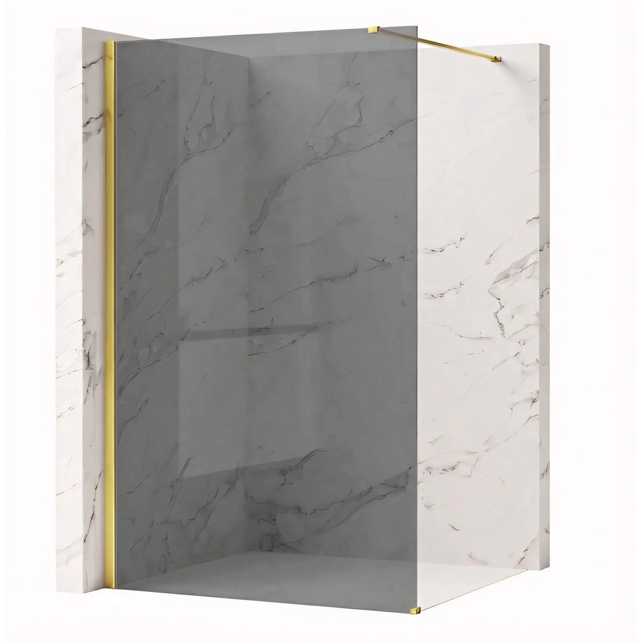 Sprchová zástena Rea Flexi Grey / Gold 120  2