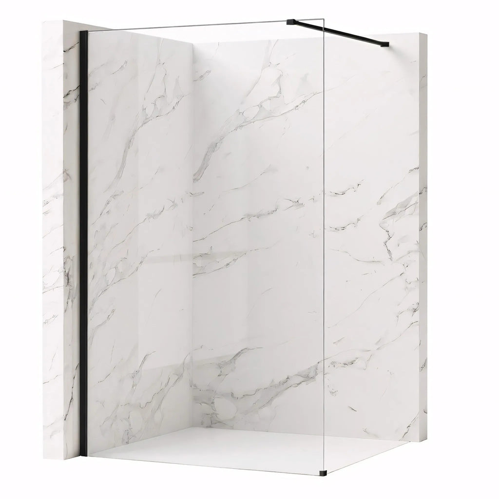 Sprchová zástena Rea Flexi Transparent / Black 100  2