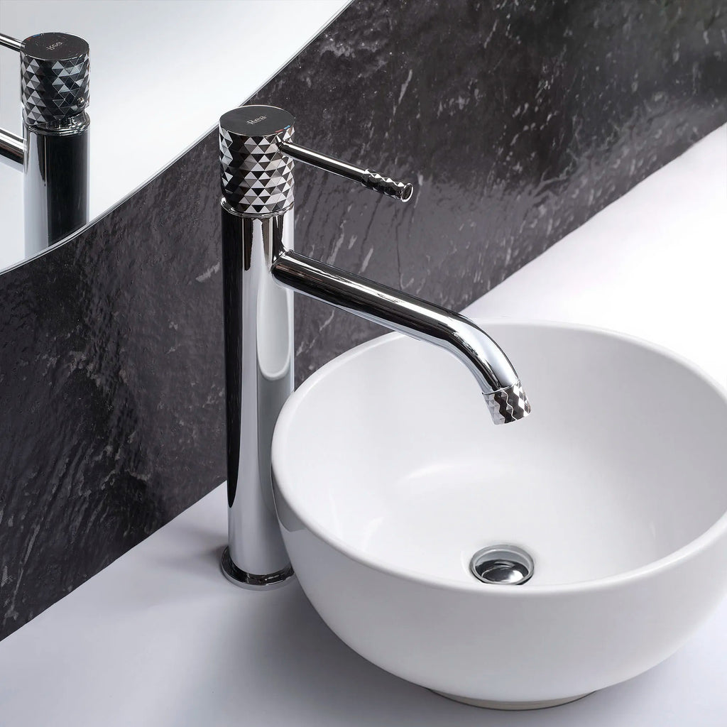Umývadlový faucet Rea Lungo Diamond Chrome vysoký  2
