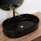 Umývadlo na dosku REA Nadia Black Marble Shiny  2