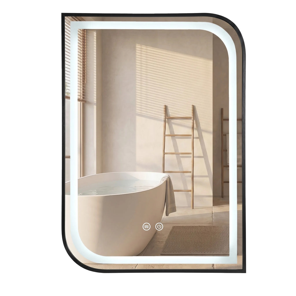 Zrkadlo LED ZONE 70X50 BLACK  2