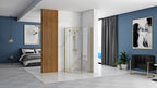 Sprchovací kút REA DIAMOND 100x100 BRUSH GOLD  2