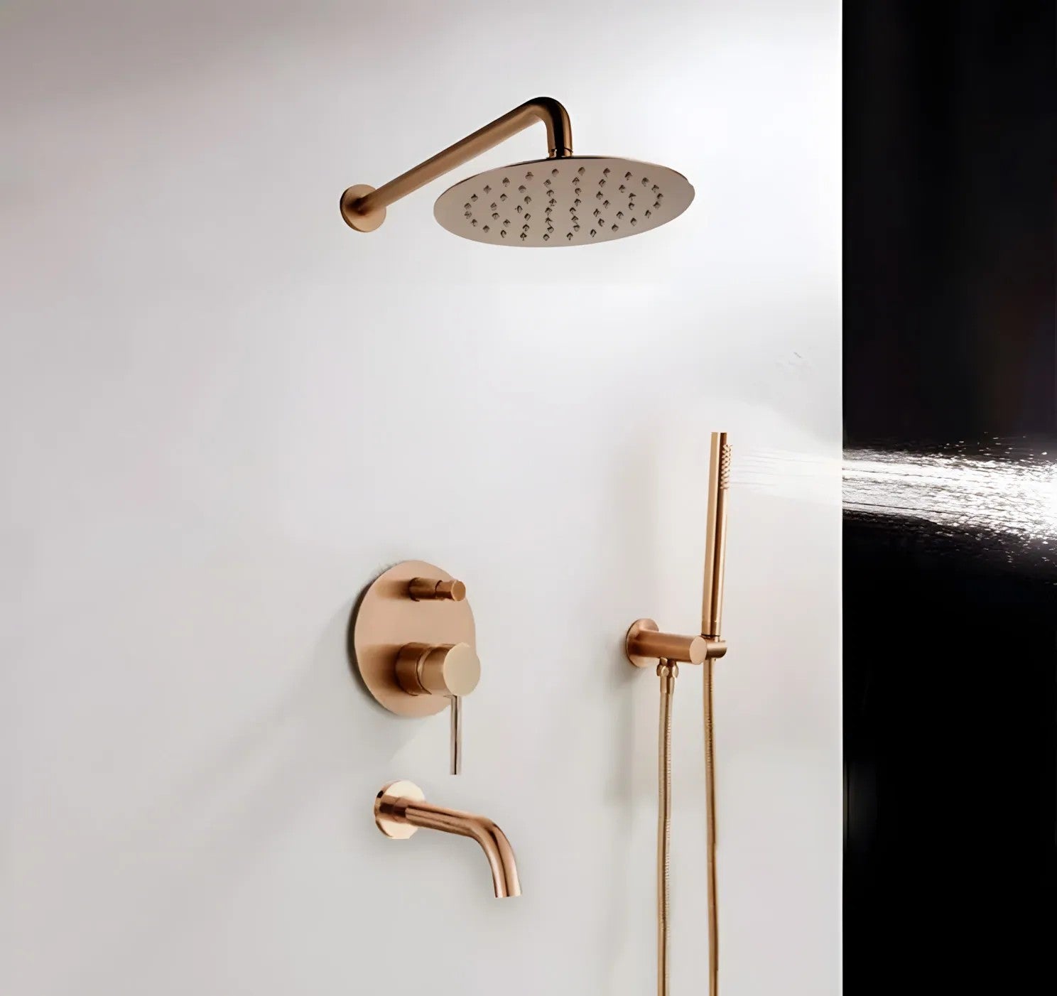 Podomietková kúpeľňová sada REA LUNGO Copper + BOX  2