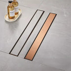 Odtokový žľab Rea Neox brush copper 50  2