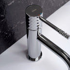 Rea Lungo Diamond umývadlová batéria Chrome Low  2