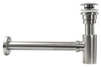 Sifón click-clack BRUSH NICKLE INOX  2