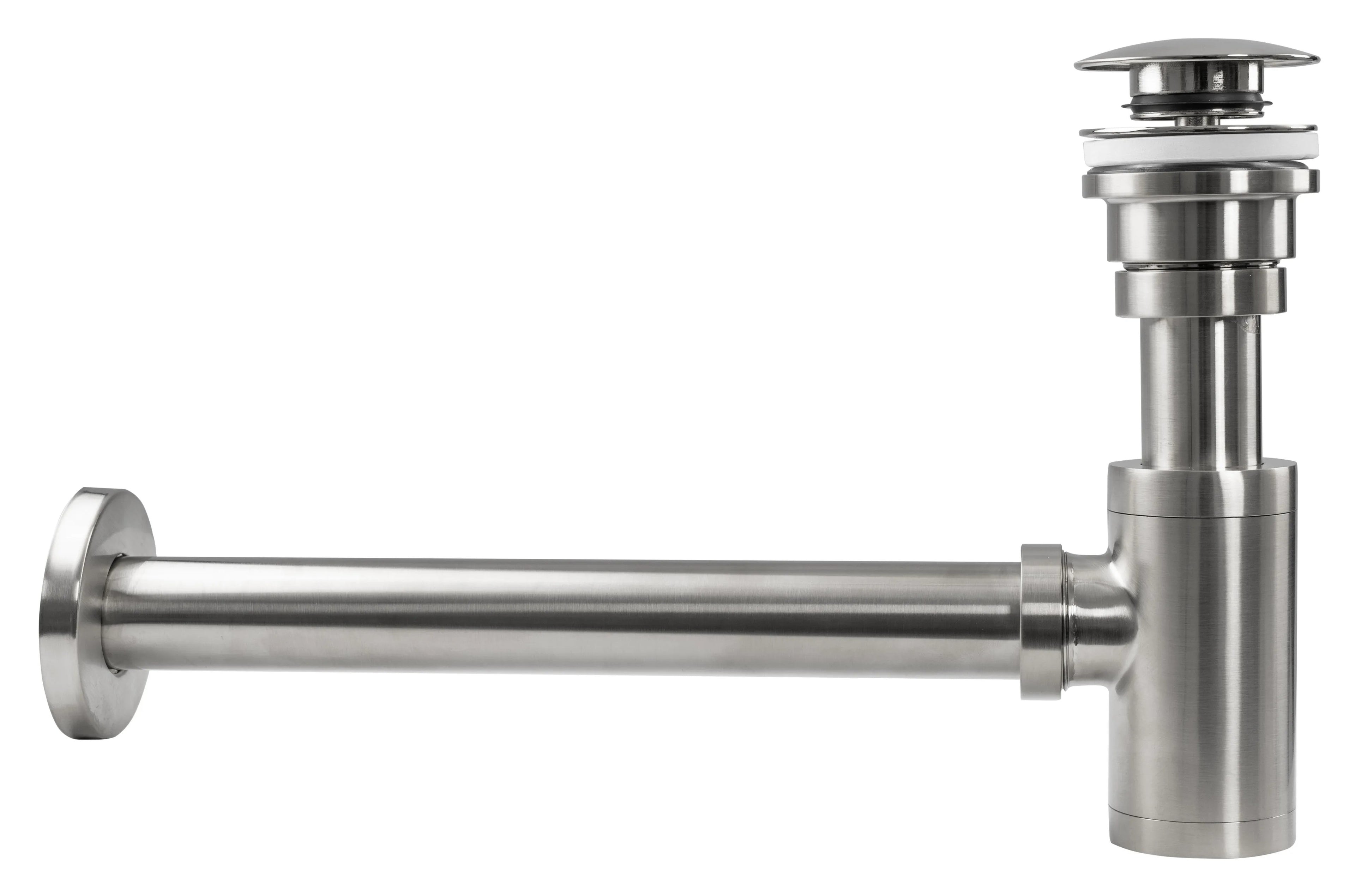 Sifón click-clack BRUSH NICKLE INOX  2