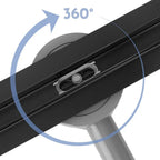 Odtokový žľab Neox Slim pro black 70  2