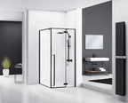 Sprchový kút REA FARGO 90x90 - matný čierny S detským bazénom Savoy black 2