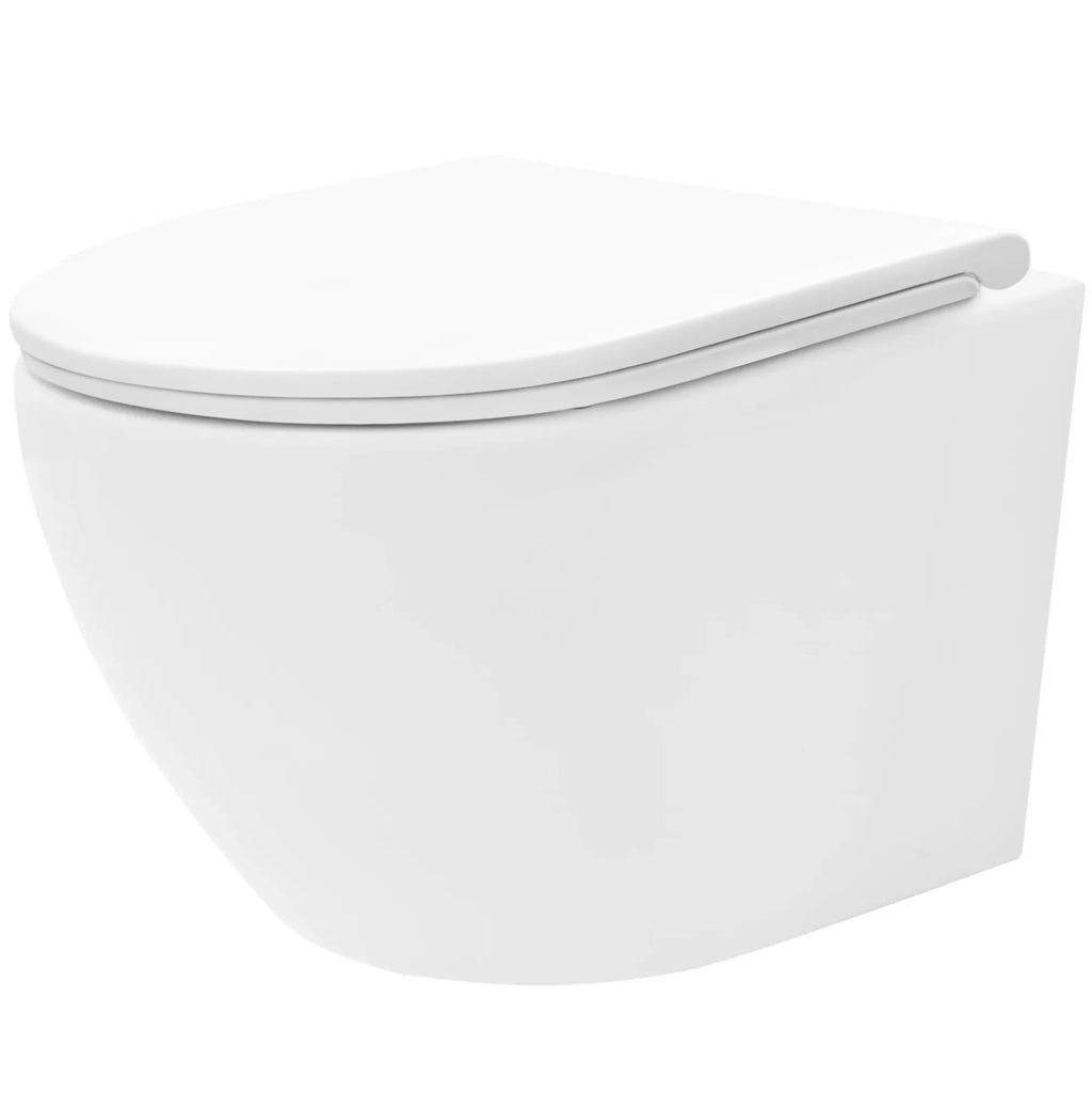 Závesné záchodová misa Rea Carlo Mini Tornado Rimless Flat Pro  2