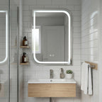 Zrkadlo LED ZONE 80x60 BRUSH NICKEL  2
