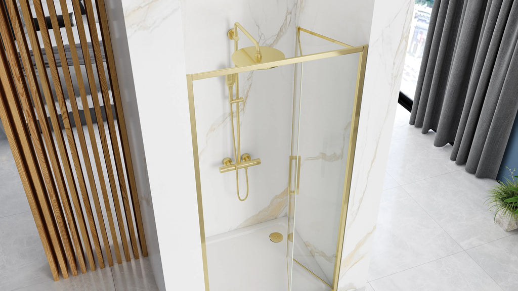 Sprchové dvere REA Rapid Fold 80 Gold  2