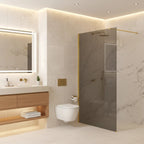 Sprchová zástena Rea Flexi Grey / Gold 140  2