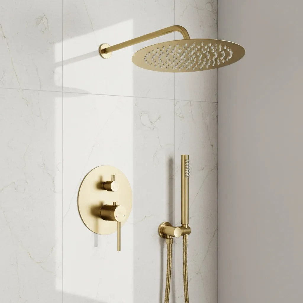 Podomietková sprchová súprava Rea Foss Clif Brush Gold + BOX  2
