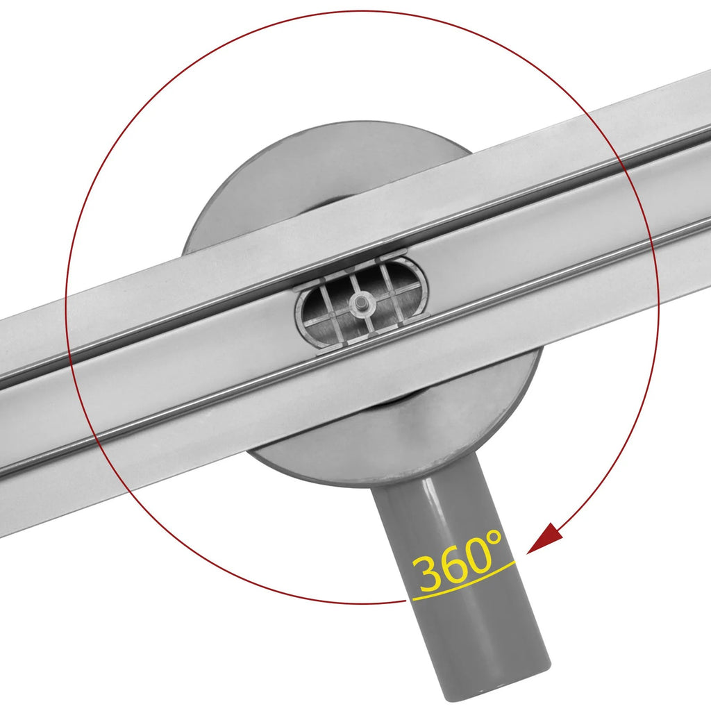 Odtokový žľab Rea Neo Slim Pro Nickel Brush INOX 70  2