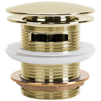 Univerzálny vaňový výpust REA Click-clack Gold 6cm  2