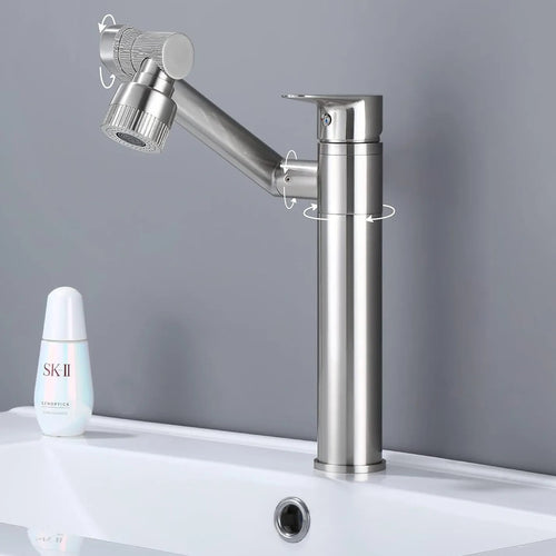 Koupelnová baterie REA PACO Nickel Brush INOX High  2