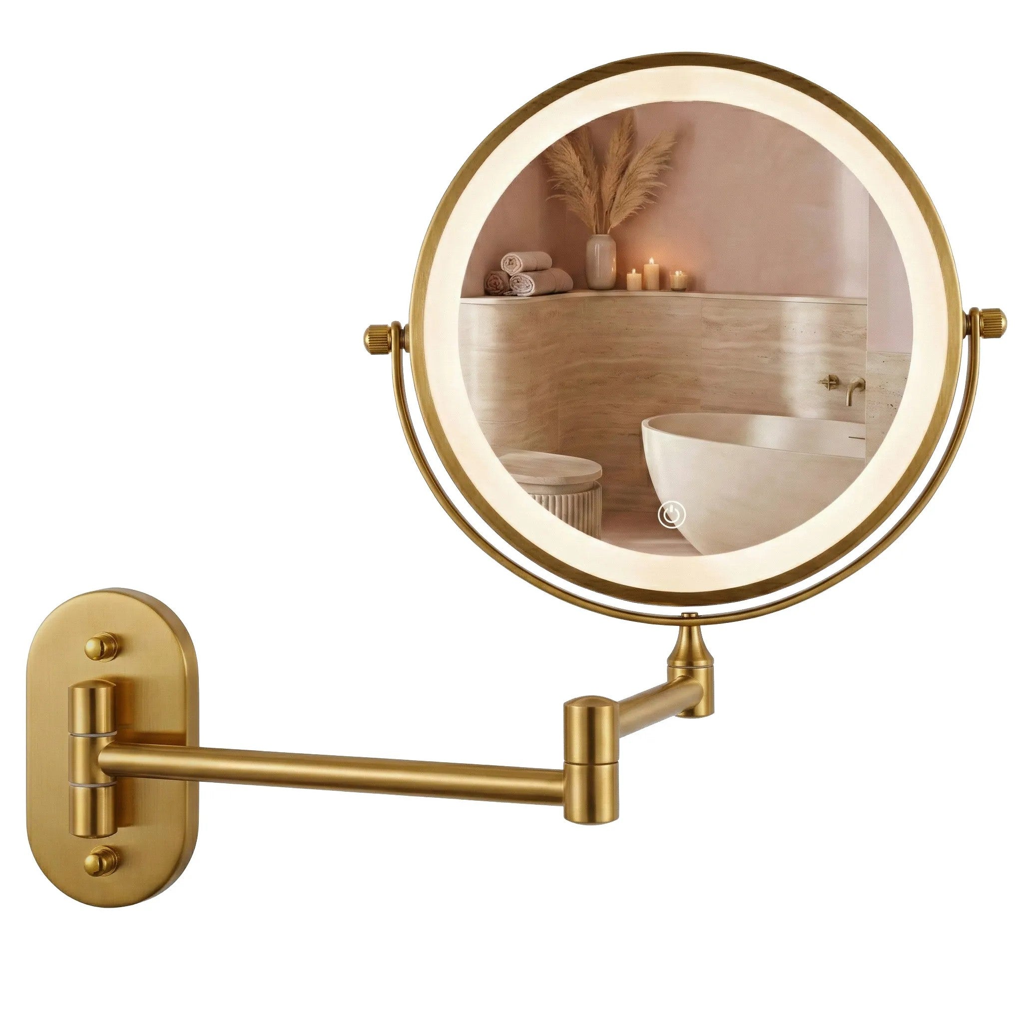 Zrkadlo LED Glow Old Gold  2
