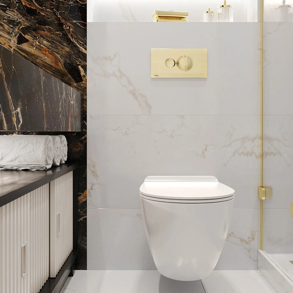 Závesné WC Rea Carter 24cm Rimless  2