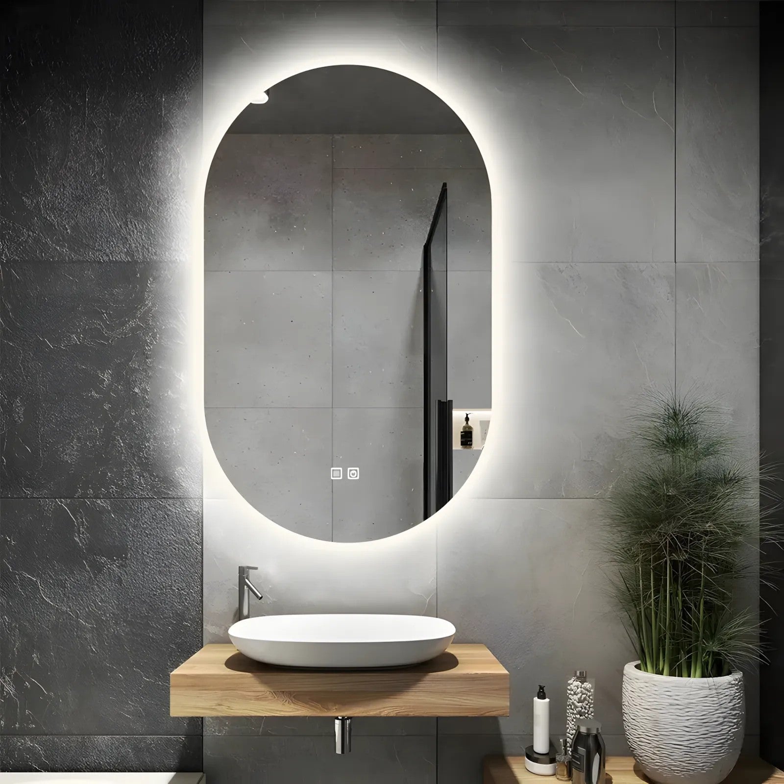 Zrkadlo LED 50x80cm S027  2