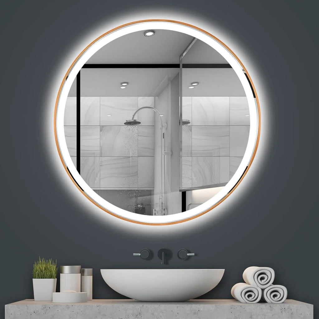 Zrkadlo LED 100cm MMJ BRUSH COPPER  2