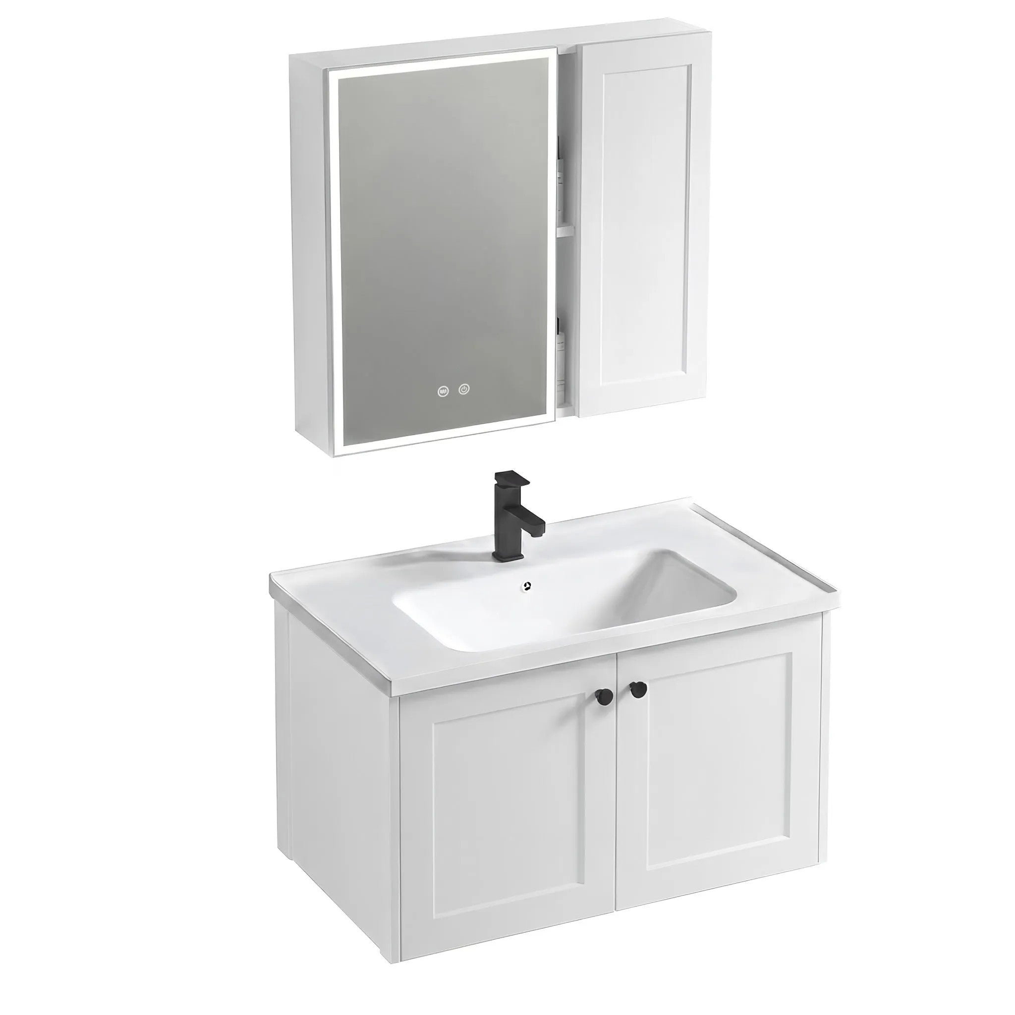 Súprava kúpeľňového nábytku s umývadlom Monti 60cm White  2