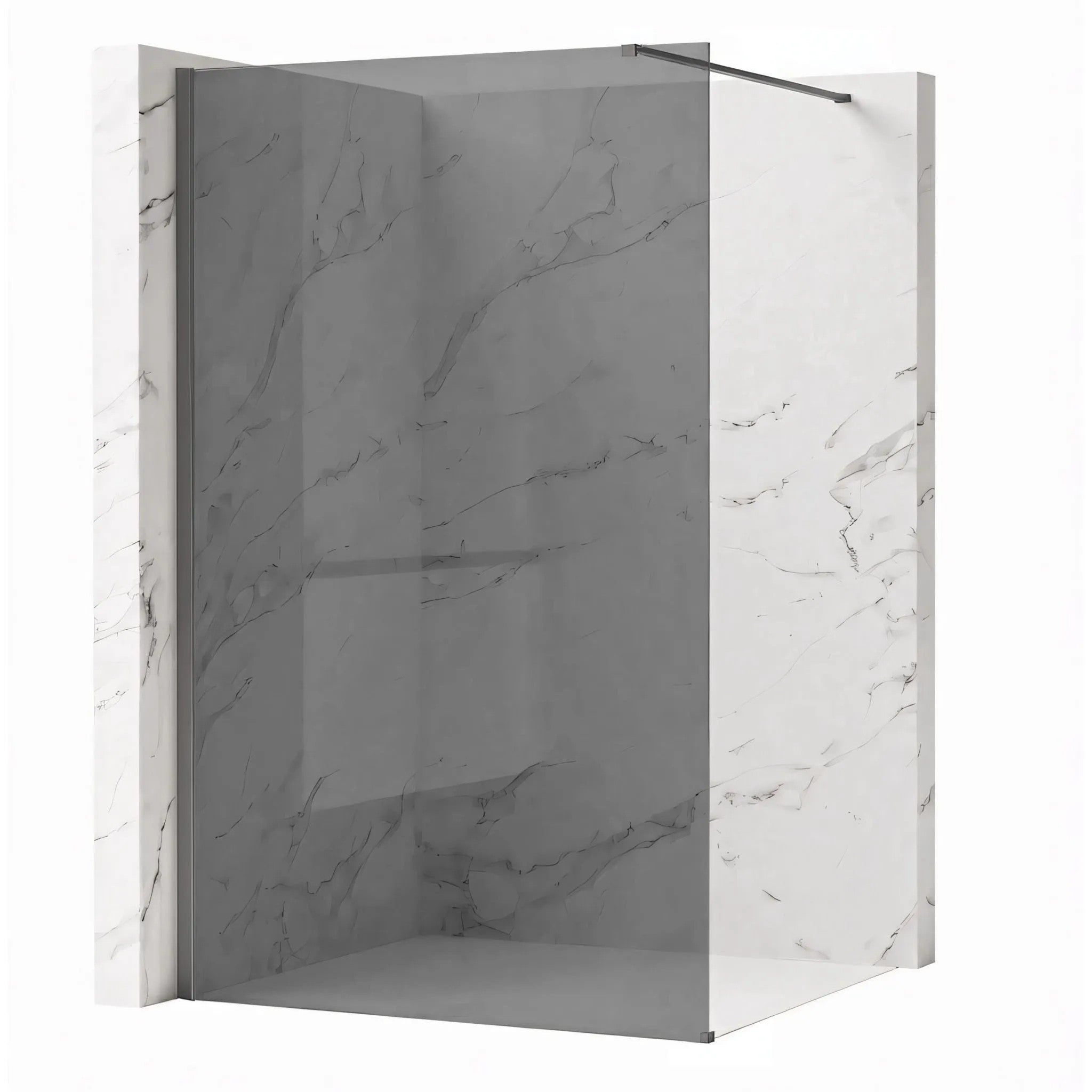 Sprchová zástena Rea Flexi Grey / Titan 140  2