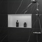 bathroom shelf 30x60 steel brush  2