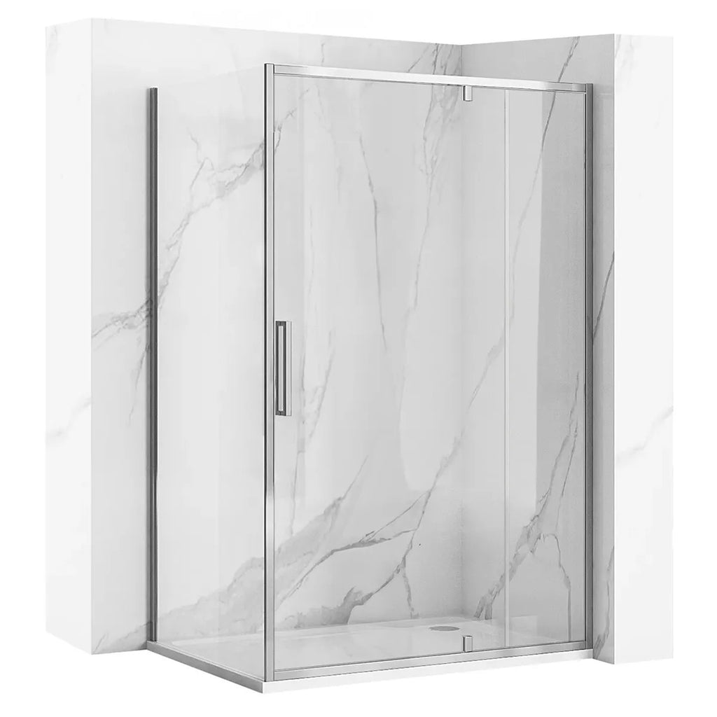 Sprchová kabína REA Rapid Swing Chrom Dvere: 100 x Stena: 80 2