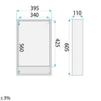 Súprava kúpeľňového nábytku s umývadlom Gama T25023 BXM 50CM  13