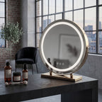 Zrkadlo LED MAKE-UP L.Gold  40 cm  4