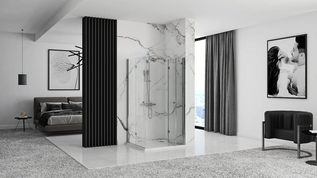 Skladací sprchový kút REA FOLD N2 80 x 80 cm 3