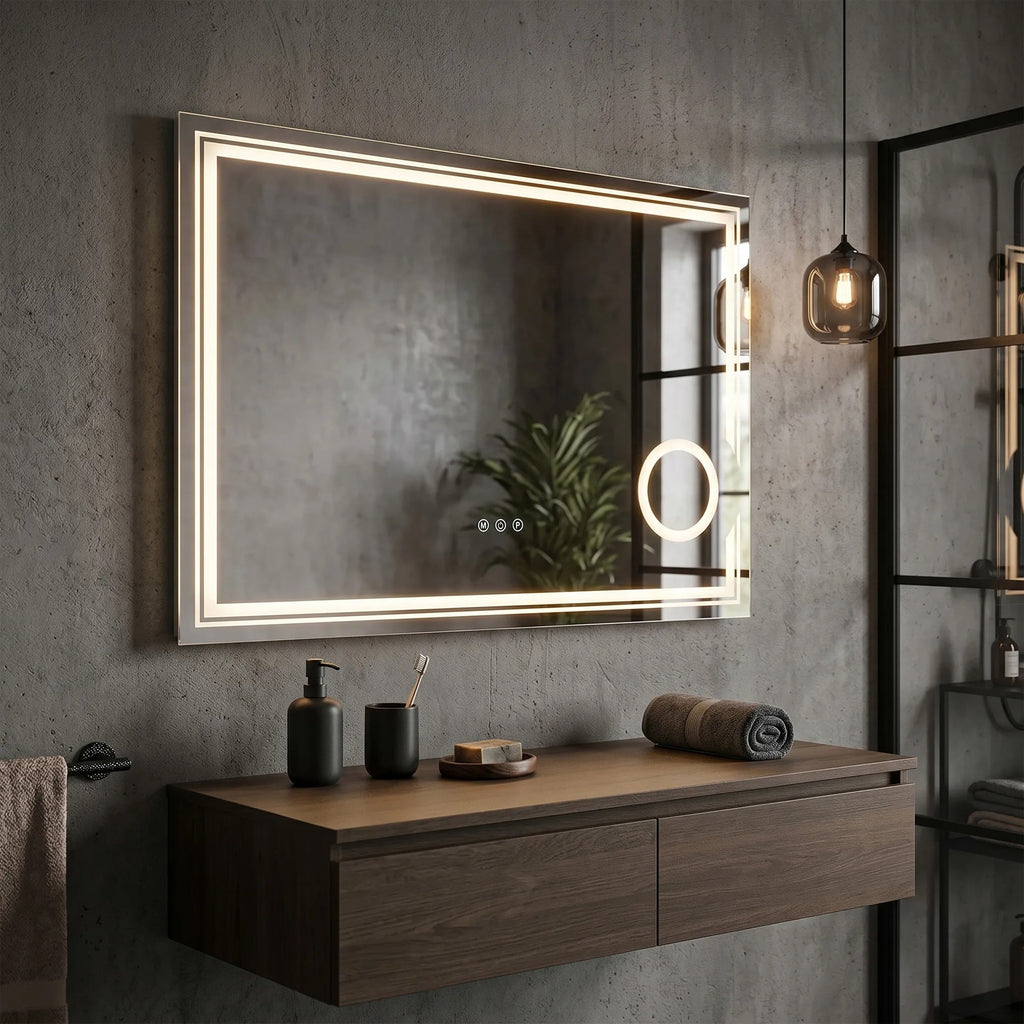 Zrkadlo LED 80x60cm HAVEN  3