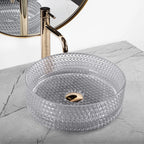 Umývadlo na dosku REA CRISTAL Light Grey  3