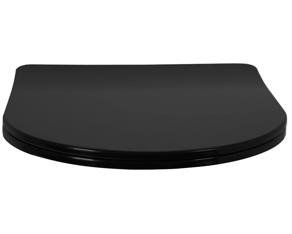 Sedadlo WC CARLO FLAT UF BLACK MATT  3