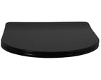 Sedadlo WC CARLO FLAT UF BLACK MATT  3