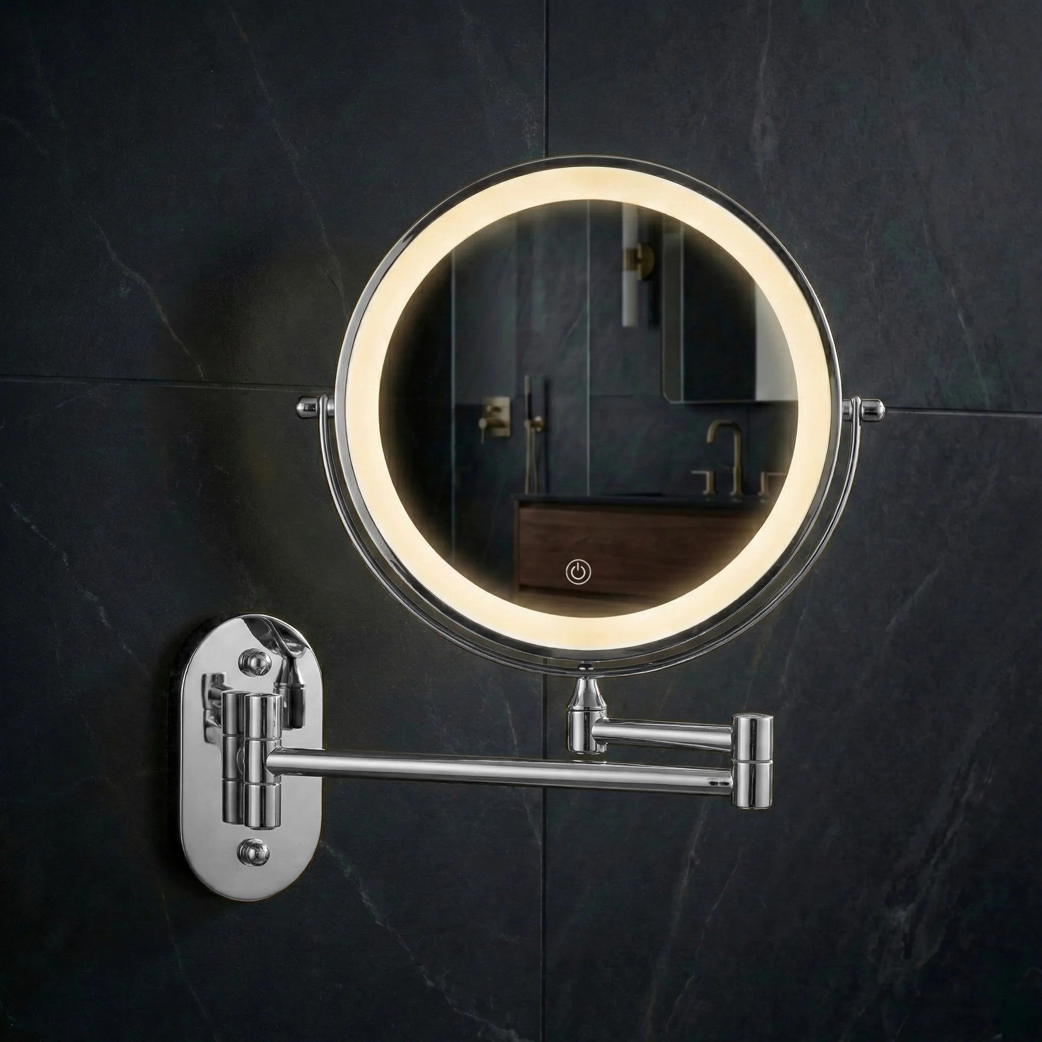 Zrkadlo LED Glow Chrome  3