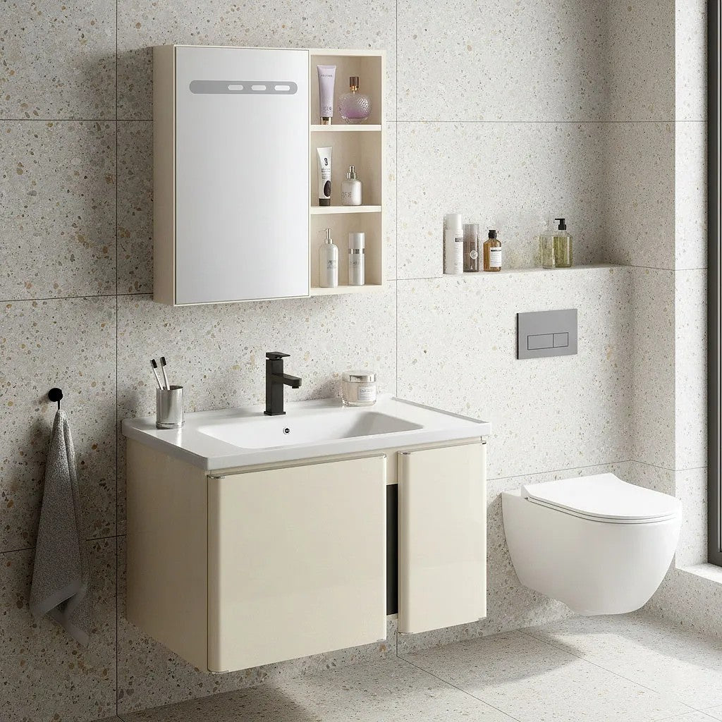 Súprava kúpeľňového nábytku s umývadlom Tula 60cm Beige  3