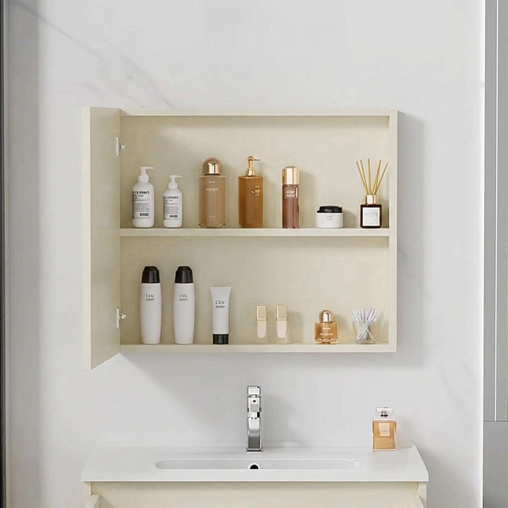 Súprava kúpeľňového nábytku s umývadlom Astor 60 cm Beige  3