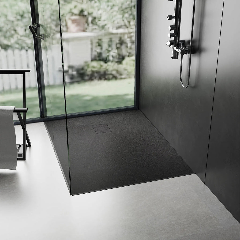 Sprchová vanička Magnum Black 90x90  3