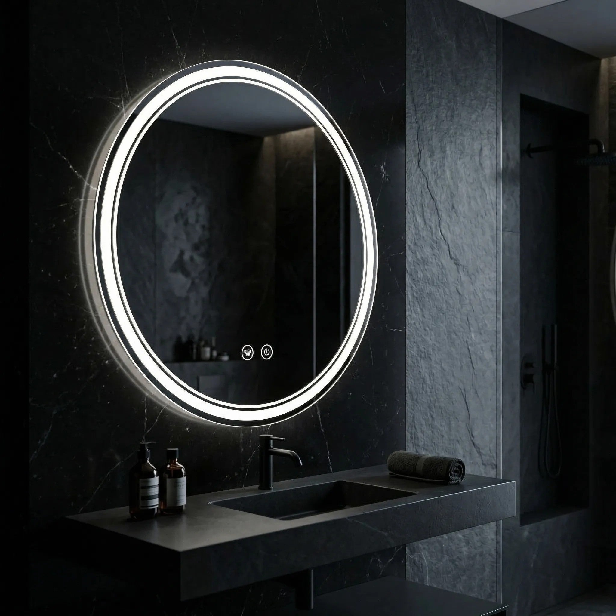 Zrkadlo LED SOFT 90  3