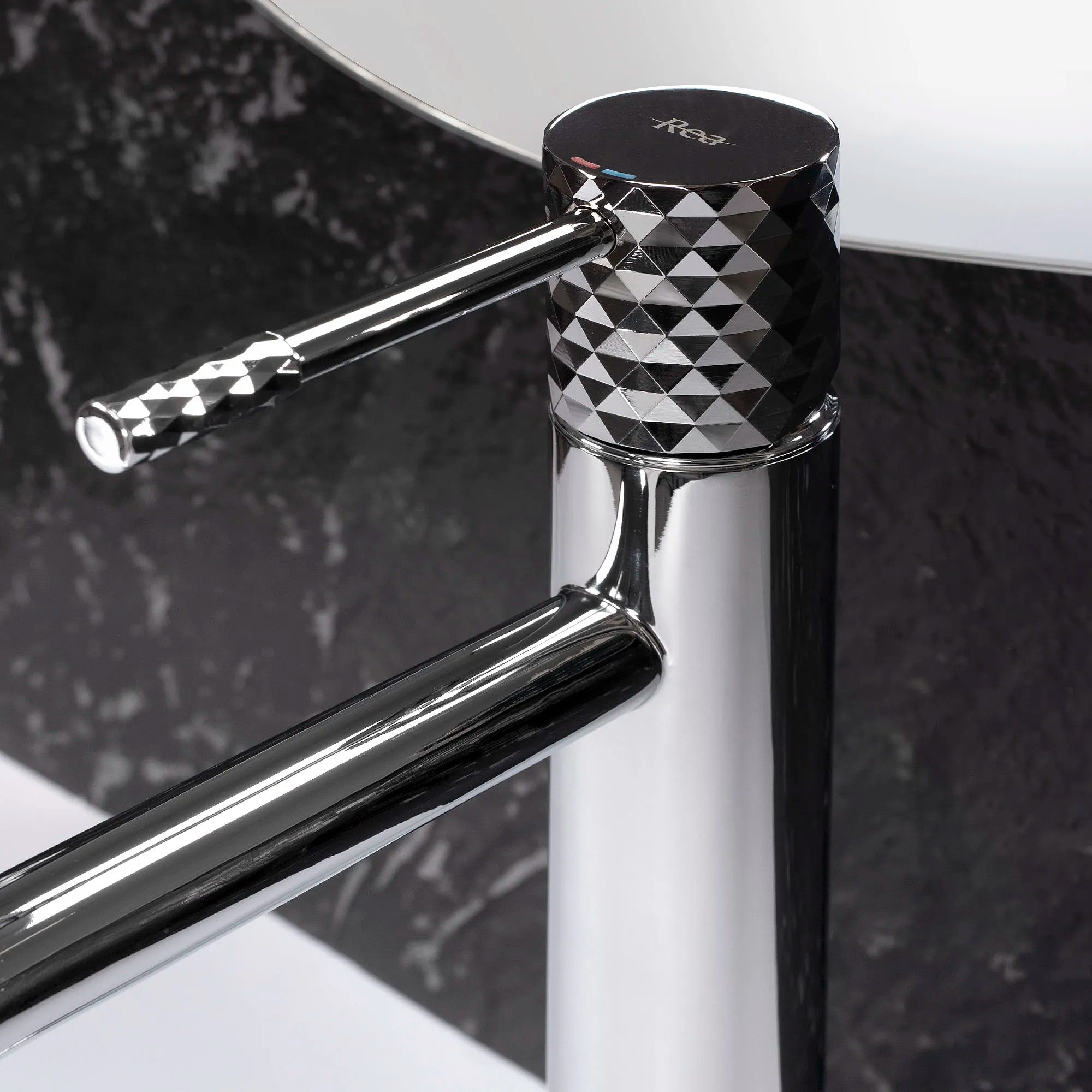 Umývadlový faucet Rea Lungo Diamond Chrome vysoký  3